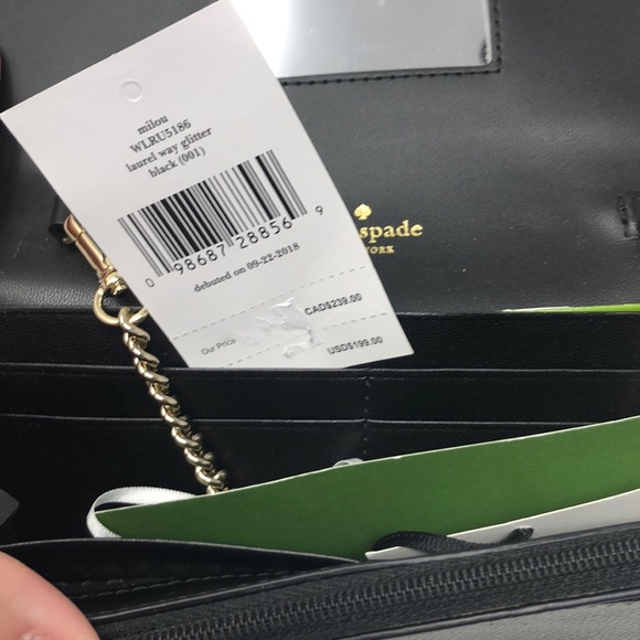 Nwt Kate Spade Milou laurel way glitter - Picture 8 of 8